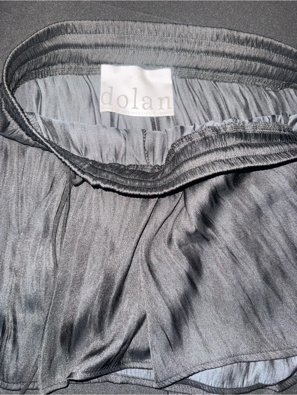 Anthropologie Dolan Black Pleated Mini Skirt